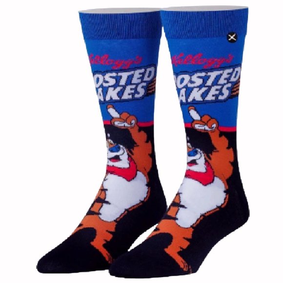 Kellogg’s Frosted Flakes Tony The Tiger Athletic Crew Socks - NEW Fast Ship - Picture 1 of 2